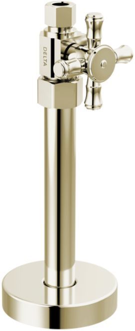 Delta Polished Nickel Straight Stop Valve-0