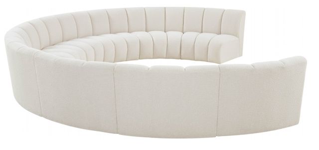 Meridian Furniture Infinity 9-Piece Cream Modular Sectional-3