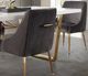 Diamond Sofa® Quinn 2-Piece Brushed Gold/Grey Dining Chair Set-4