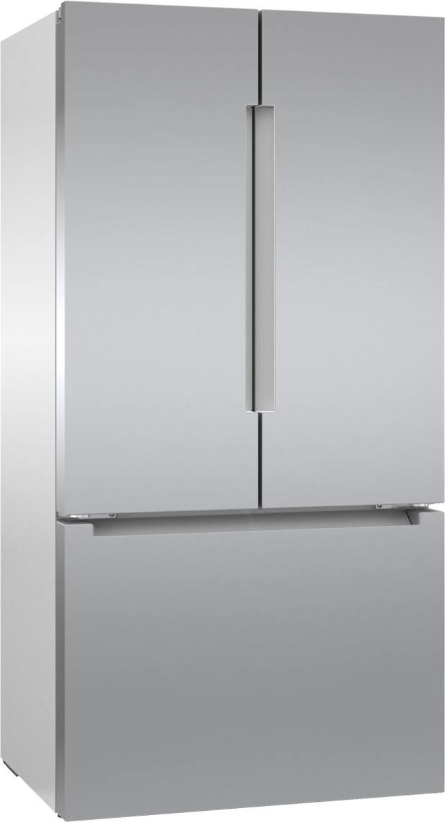 Bosch® 800 Series 36" 20.8 Cu. Ft. Stainless Steel Counter Depth Bottom Freezer Refrigerator-2