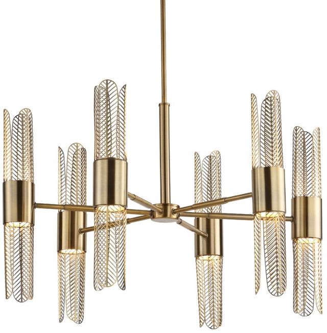 Uttermost® Cret Brass Chandelier-3