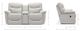 La-Z-Boy® James Muslin Reclining Loveseat with Console-5