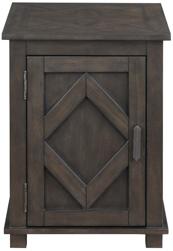 Homelegance® Lakeside Brown Chairside Table-2