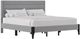 HH2 Home Maryhill Light Gray Upholstered King Panel Bed-0
