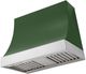 AGA Marquee 36" Cornwall Green Wall Mounted Range Hood with Polished Chrome Trim-0