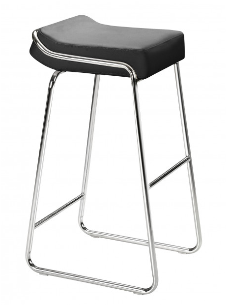 Zuo® Modern Wedge Black Bar Stool-0