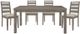 Mazin Furniture Bainbridge 7-Piece Weathered Gray Dining Table and Chair Set-4