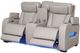 Signature Design by Ashley® Boyington Gray Power Reclining Loveseat with Console-4