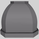 Vent-A-Hood® Designer Series 36" Gunsmoke Wall Mounted Range Hood-0