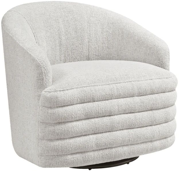 Homelegance® Seville Beige Swivel Chair-0