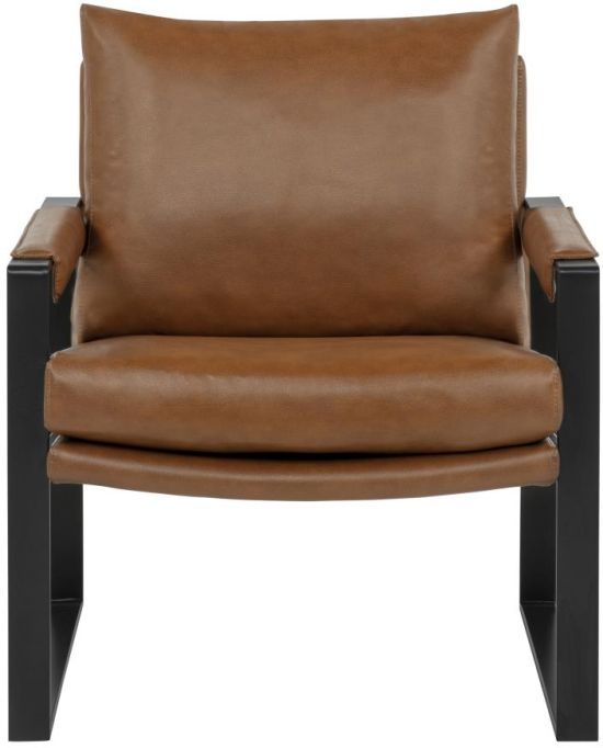 Coaster® Rosalind Brown Upholstered Track Arm Accent Chair-3