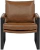 Coaster® Rosalind Brown Upholstered Track Arm Accent Chair-3