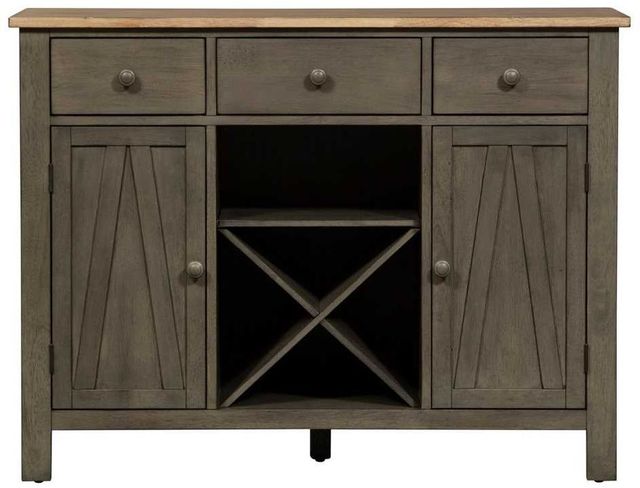 Liberty Furniture Lindsey Farm Gray/Sandstone Server-2