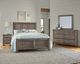 Vaughan-Bassett Centennial Solids Chestnut Creek Pewter King Panel Bed-2
