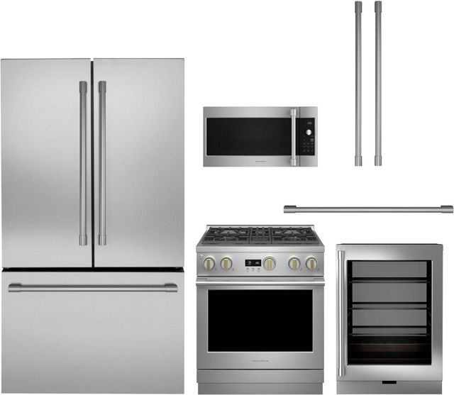 Monogram 5-Piece Stainless Steel Gas Kitchen Package