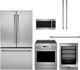 Monogram® 5 Piece Stainless Steel Gas Kitchen Package-0