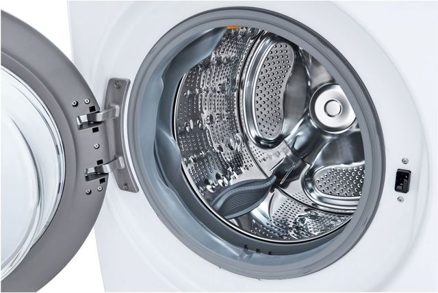 LG White Front Load Laundry Pair-10