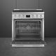 Smeg Professional 30" Stainless Steel Pro Style Dual Fuel Range-2