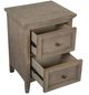 Magnussen Home® Paxton Place Dovetail Gray 2-Drawer Nightstand-2