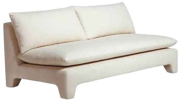 Moe's Home Collection Estelle Cream Sofa-0