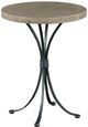 Kincaid® Modern Classics Gray Concrete Top Round End Table with Black Base-0
