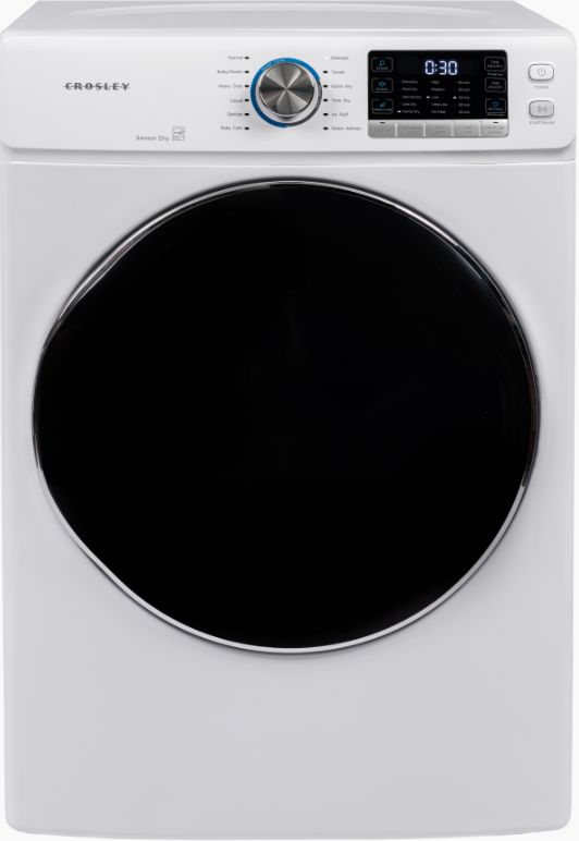 Crosley® 8.0 Cu. Ft. White Front Load Electric Dryer 