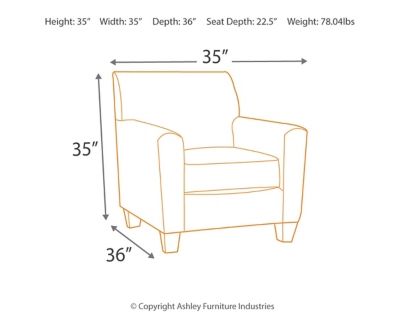 Benchcraft® Creeal Heights Ink Accent Chair-3