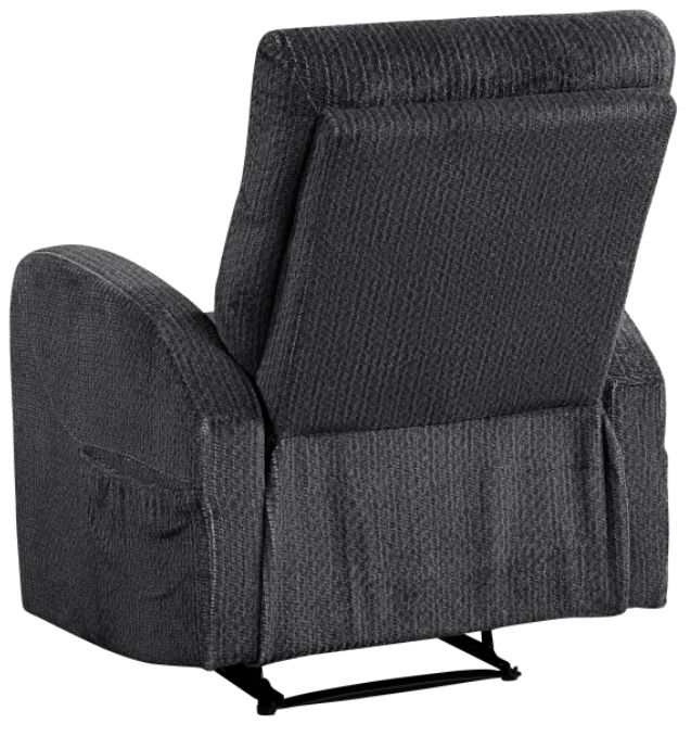 Homelegance® Allen Dark Gray Manual Reclining Chair-3