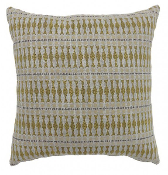 Furniture of America® Malia Yellow Large Throw Pillow-0