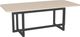 Amisco Customizable Ezra 84" Rectangular Dining Table with Radius Corners and 1" White Oak Veneer Top-0