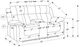 Monarch Specialties Inc. Light Grey 63" Upholstered Power 2-Seater Reclining Loveseat with Console-2