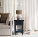 Jofran Inc. Westport Navy Leg Chairside Table-1