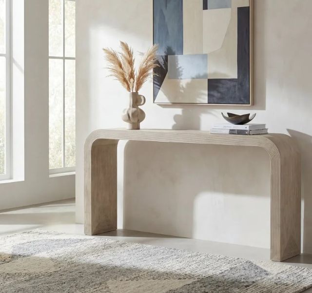 Hooker® Furniture Commerce and Market Delta Light Natural Console Table-1