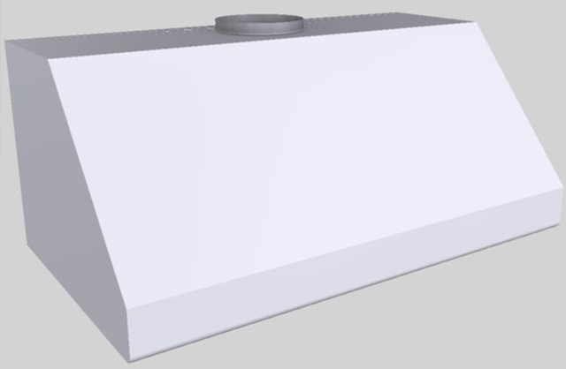 Vent-A-Hood® 36" White Wall Mounted Range Hood-3