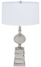 A & B Home Silver Round Body Table Lamp-0