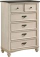 TEI Somerset Cottage Brown/White Chest-0