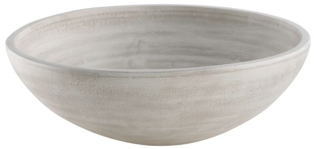 Signature Design by Ashley® Meadie Distressed White Bowl-0
