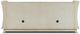 Currey & Company Koji Oyster Gray/Cream/Brushed Polished Brass Credenza-2