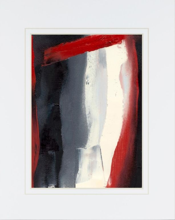 Classy Living Sharon Gordon Red Streak II Wall Art-1