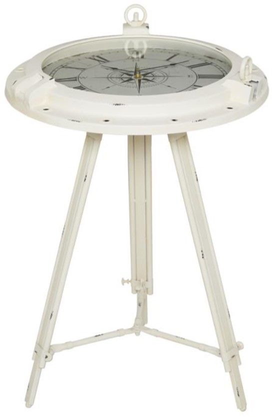 Deco Marche White 19" End Table-1