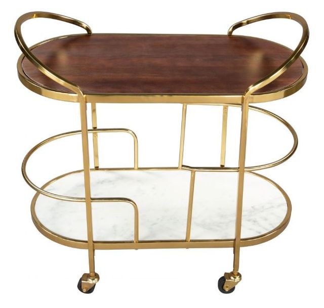 Zuo® Modern Antalya Multicolor Bar Cart-3