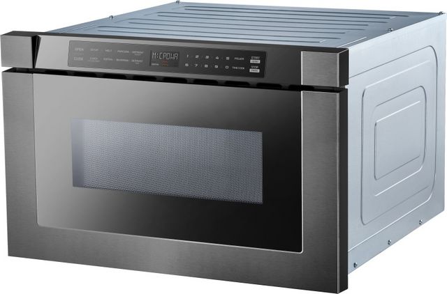 XO 1.2 Cu. Ft. Black Stainless Steel Microwave Drawer-2