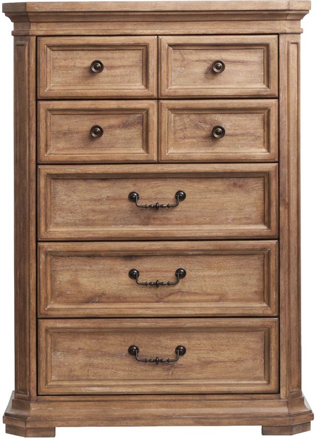 Magnussen Home® Adler Court Florentine Walnut Drawer Chest-2