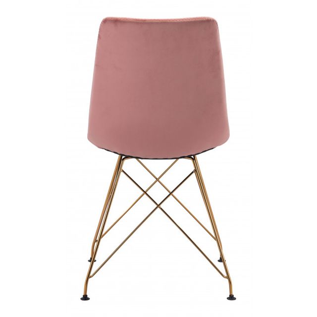 Zuo® Modern Parker Pink Dining Chair-3