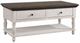 TEI Vintage Estates Antique White/Dark Knotty Coffee Table-0