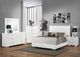 Coaster® Felicity 4 Piece Glossy White King Bedroom Set-0