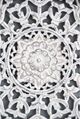A & B Home Black/White Carved Out Wood Panel-5