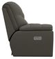 La-Z-Boy® Morrison Silver Power Reclining Loveseat with Console, Headrest, and Lumbar-2