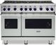 Viking® 7 Series 48" Arctic Grey Pro Style Natural Gas Range-0