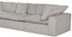 Jackson Furniture Posh Dove 4 Piece Sectional-2